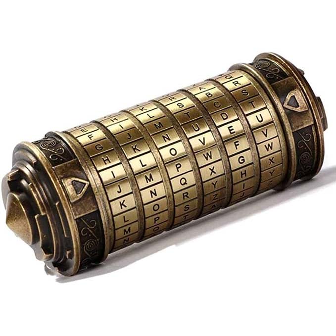 Da Vinci Code Mini Cryptex Lock Puzzle